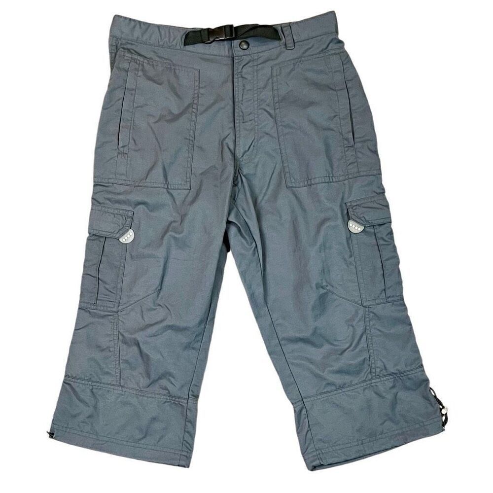 Alpine Design Gray Cargo Cropped Pants Small
